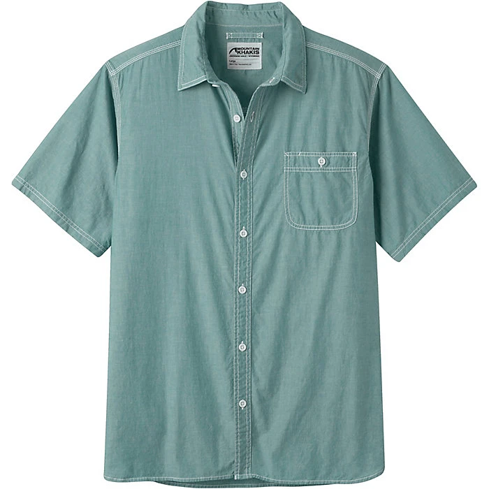 Mountain Khakis Men's Mountain Chambray SS Shirt 3 Mountain Khakis Men's Mountain Chambray SS Shirt